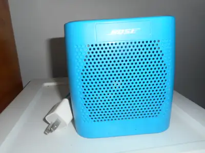 BOSE SoundLink Color Bluetooth Speaker (Blue) With USB Charger, View more