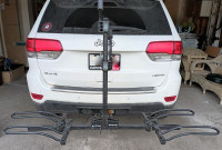 CCM 2-Bike Platform Hitch Mount Bike Rack, Adjustable, Fits 1-1/