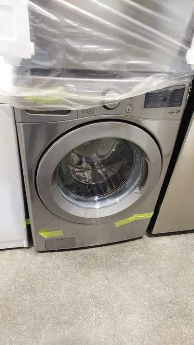 LG Washer Dryer Set 27" Front Load Graphite Steel Open Box, View more