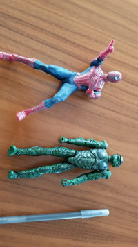 Toy Biz Spider-man Movie Green Goblin Action Figure 2002 (head i