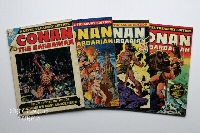 Conan The Barbarian Marvel Treasury Edition #4, 15, 19 & 23 BD dans Bandes dessinées  à Laval/Rive Nord