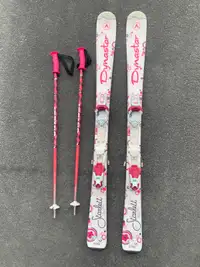 Dynastar skis - 120cm skis with Atomic poles - Kids skis 