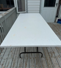 8-foot long multi-use table