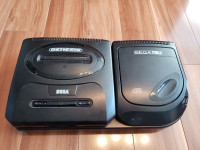 Sega CD Console MK-4102 with Sega Genesis Model 2 console