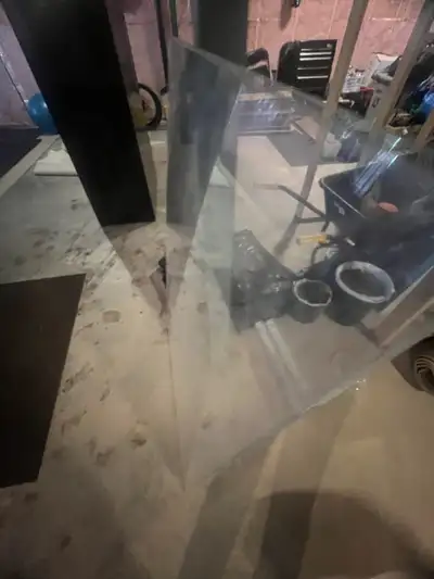 acrylic 2 pieces of sheets , thick - $20