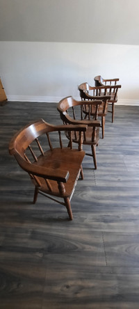 Pub-style arm chairs