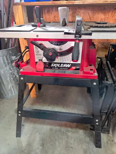 Skil Table Saw and Jobmate Drill Press, View more