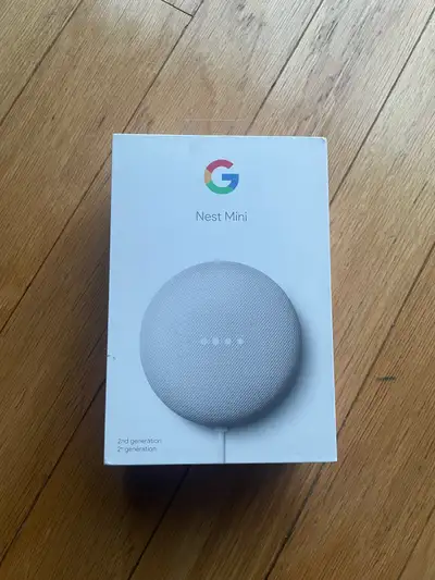 Google Nest Mini 2nd Gen - Smart Home Speaker with Google Assistant like new