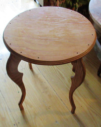 Oak Handmade Table With Marilyn Monroe Curves