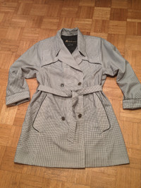 Vintage 80s French Trench Coat Claude Havrey - Size L