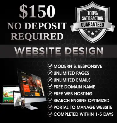 150 WEB WEBSITE WEBSITES WORDPRESS DESIGN DESIGNER DEVELOPER WIX, View more