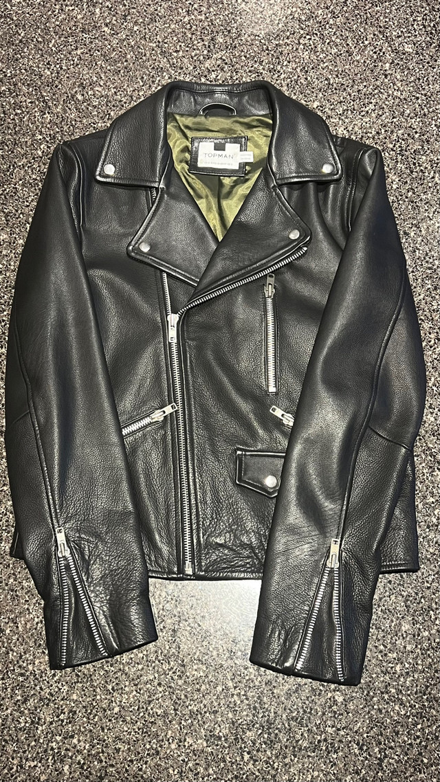 Men’s leather biker jacket  in Men's in Oakville / Halton Region - Image 2