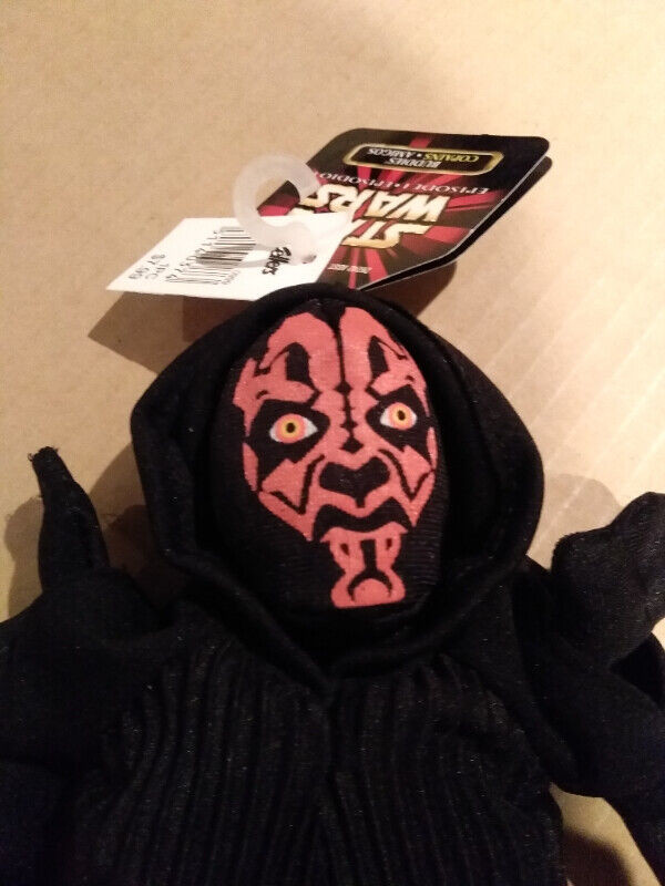 Darth Maul Beanie Plush from Starwars Episode 1 1998 with Tag in Toys & Games in Oakville / Halton Region - Image 2