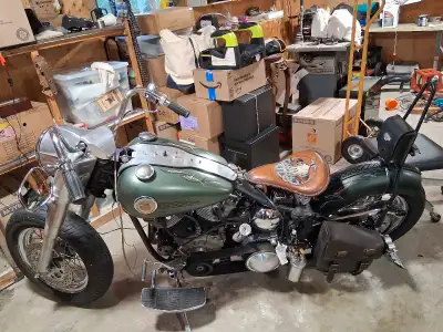 1994 FXST 1HD1 numbered frame and Harley Davidson ownership New engine, VTwin Genny Shovelhead cases...