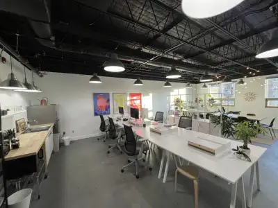 Office space for rent – 1 to 6 desks available, shared with a local design studio. Includes use of k...