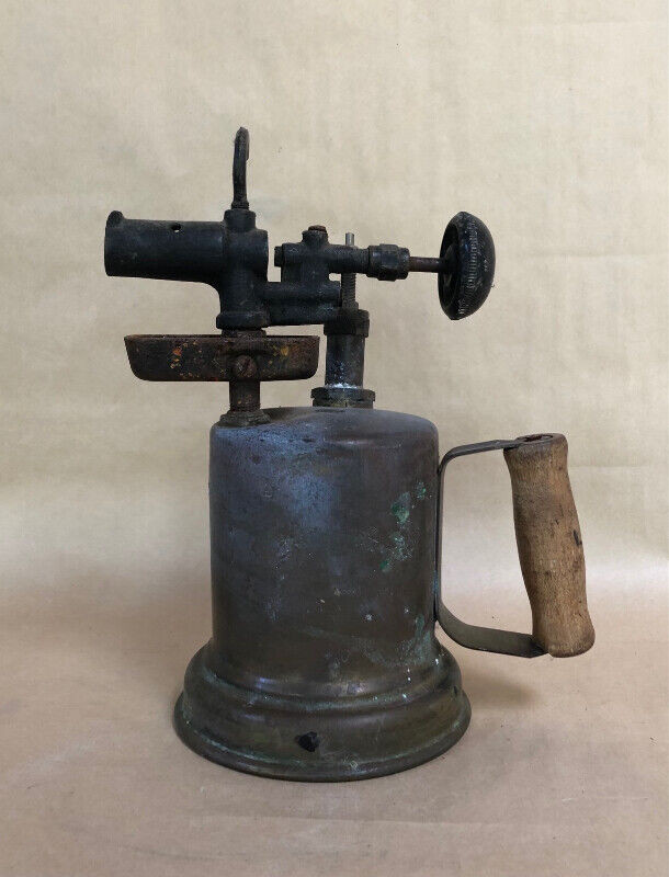 Antique Brass Blow Torch in Arts & Collectibles in Cornwall