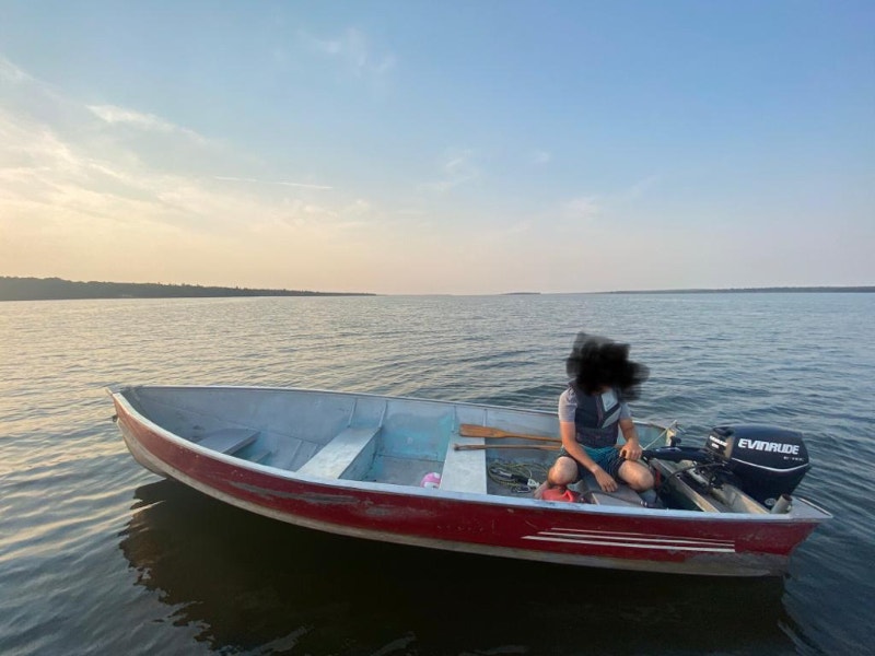 16 Ft Aluminum fishing boat, trailer with 25 HP ETEC Powerboats