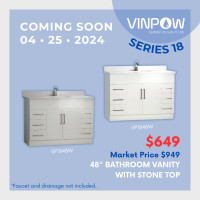 Upgrade Your Bathroom with Our New Vanity Collection!
