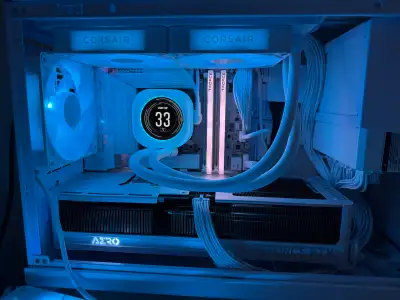 All White 5070 TI Gaming PC, View more