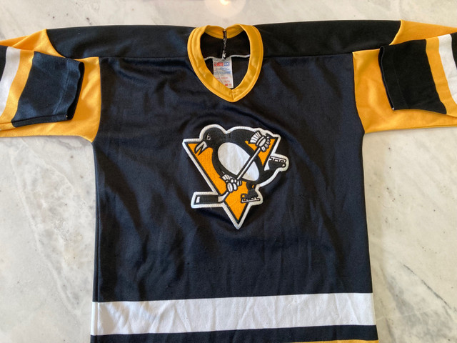 Mario Lemieux Penguins Vintage CCM Street Hockey Jersey Youth XL in Kids & Youth in Hamilton