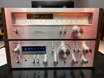 Vintage Pioneer Stereo Amplifier and Tuner Set, View more
