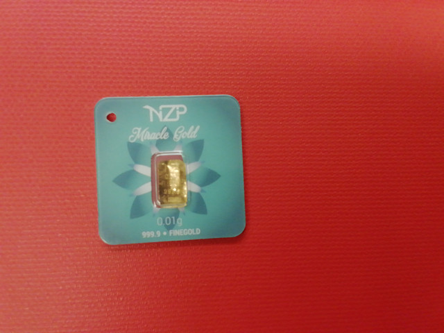NZP   MIRACLE   GOLD BAR in Arts & Collectibles in Mississauga / Peel Region
