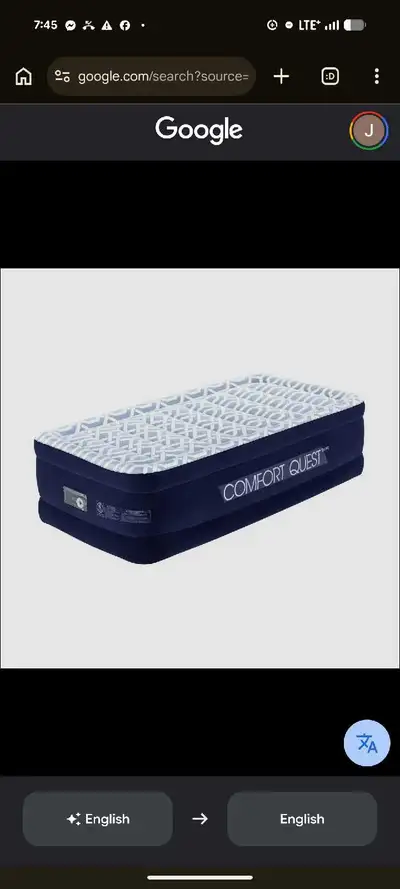 Confort  Quest twin air mattress , View more