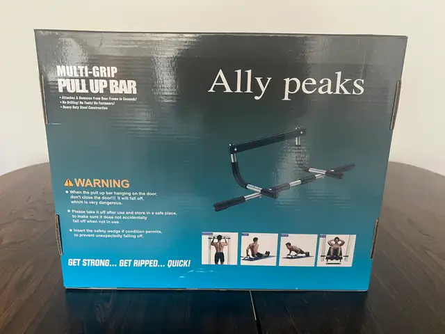 Ally Peaks Multi-Grip Pull Up Bar – Brand New in Box in Other in City of Toronto - Image 3