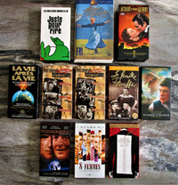 VHS de films et documentaire