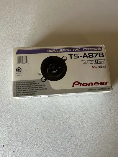 Pioneer TS-A878 3.5" 2-Way A-Series Coaxial Car Speakers. NEW, View more