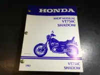 1983 Honda VT750C Shadow Motorcycle Factory Service Shop Manual