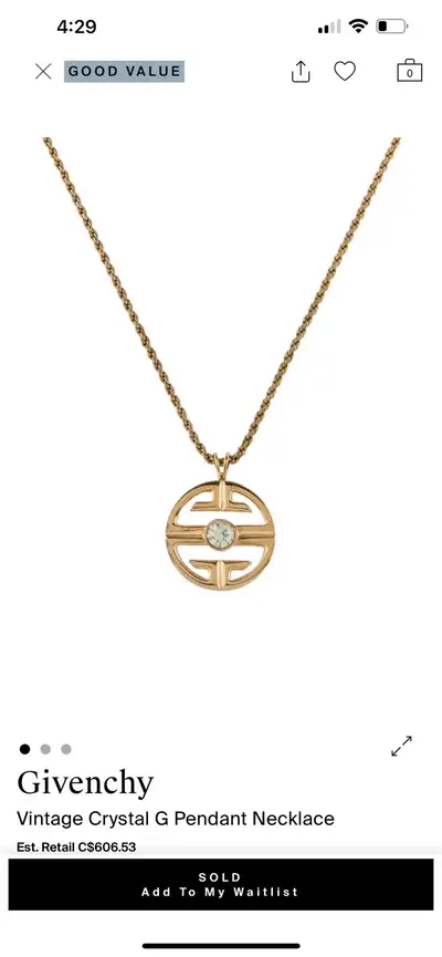 Givenchy necklace , View more