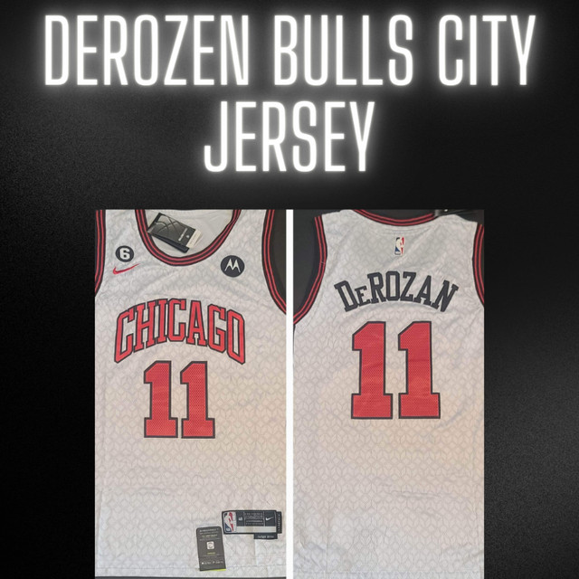 DeMar DeRozen Chicago Bulls City Jersey Medium in Men's in Hamilton