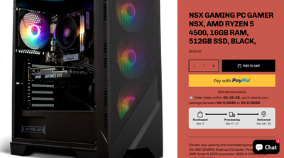 Gaming Med end Pc  |  pre builded online, View more