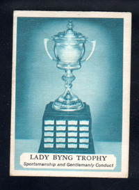 1969-70 O-PEE-CHEE NHL HOCKEY CARD #225 LADY BYNG TROPHY