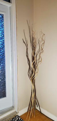 Natural decorative twigs bundle 5,5' tall