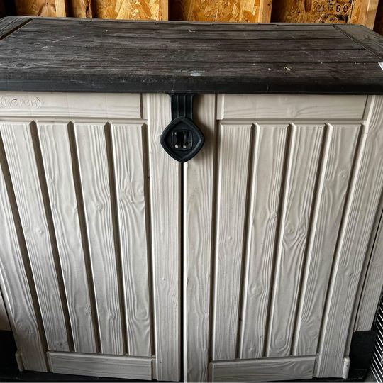 Top and Front access Storage unit; Storage opens from to