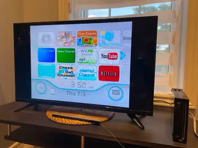 Nintendo Wii with 9 games and Wii Fit, View more