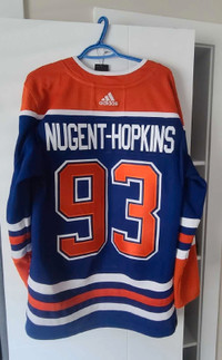 Oilers Jersey NHL Adidas Official #93 Medium 50