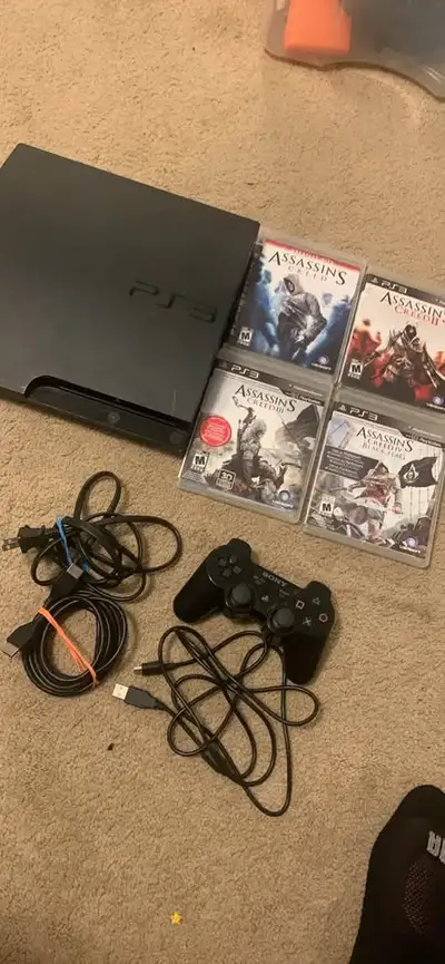 Tested working pickup near circle k on mcgregor Great deal comes with console controller and 4 games