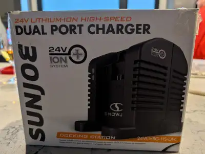 SUNJOE/SNOWJOE High Speed Battery Chargers (2) NEW!, View more