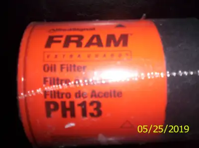 Vintage Allied Signal FRAM Extra Guard Oil Filter PH13 Canister. Fits Chevrolet cars and trucks from...