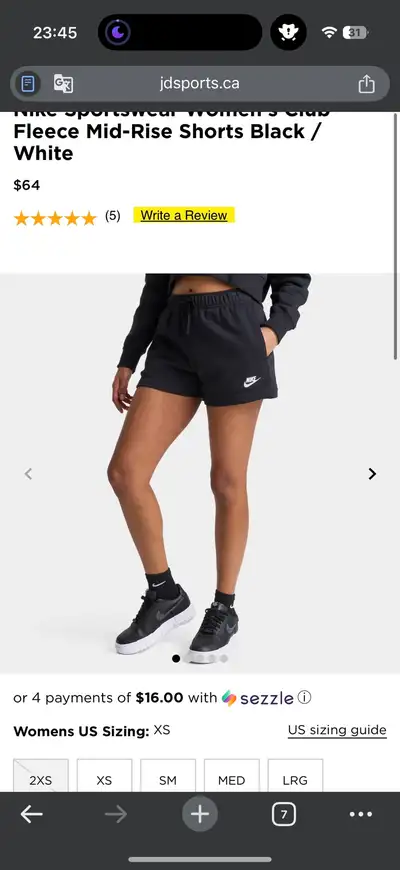 Nike Sportswear Women's Club Fleece Mid-Rise Shorts, View more