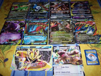 Cartes géantes de collection Pokemon 12.50$ chacune