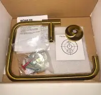 BRAND NEW!! Kohler High End Gold Towel Ring(Read ad) ONLY $50