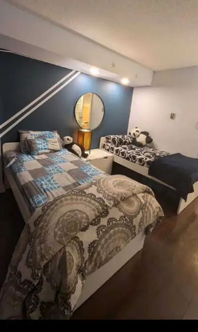 Big Furnished Private Room for Rent in Condo – Mcawan Steels Scarborough From this month Perfect for...