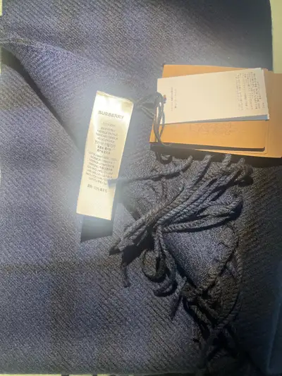 Burberry blue scarf  new with tag and box, View more