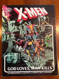 Marvel Graphic Novel #5 (1st print) X-Men: God loves, man kills