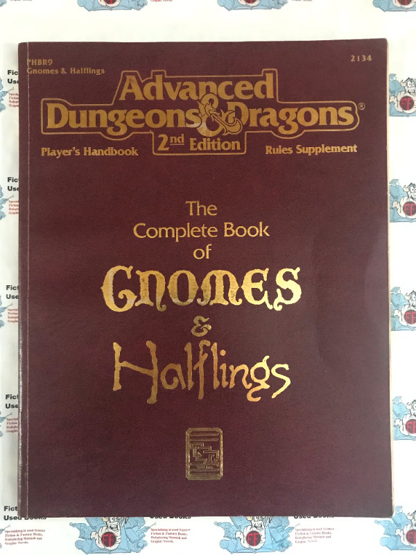 RPG: AD&D 2nd Complete Book of Gnomes & Halflings in Fiction in Annapolis Valley