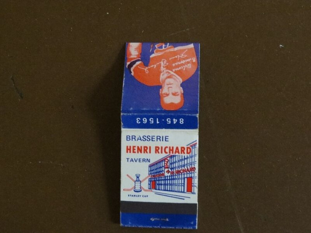 Carton d'allumette - Henri Richard. dans Art et objets de collection  à Saguenay